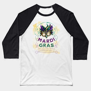 Mardis Gras Daddy Baseball T-Shirt